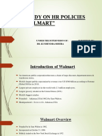 A Study On HR Policies of Walmart