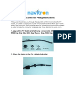 MC4 Connector Fitting Instructions