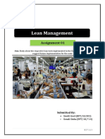 Lean Management: Assignment 01