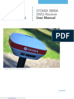 User Manual: Stonex S800A GNSS Receiver