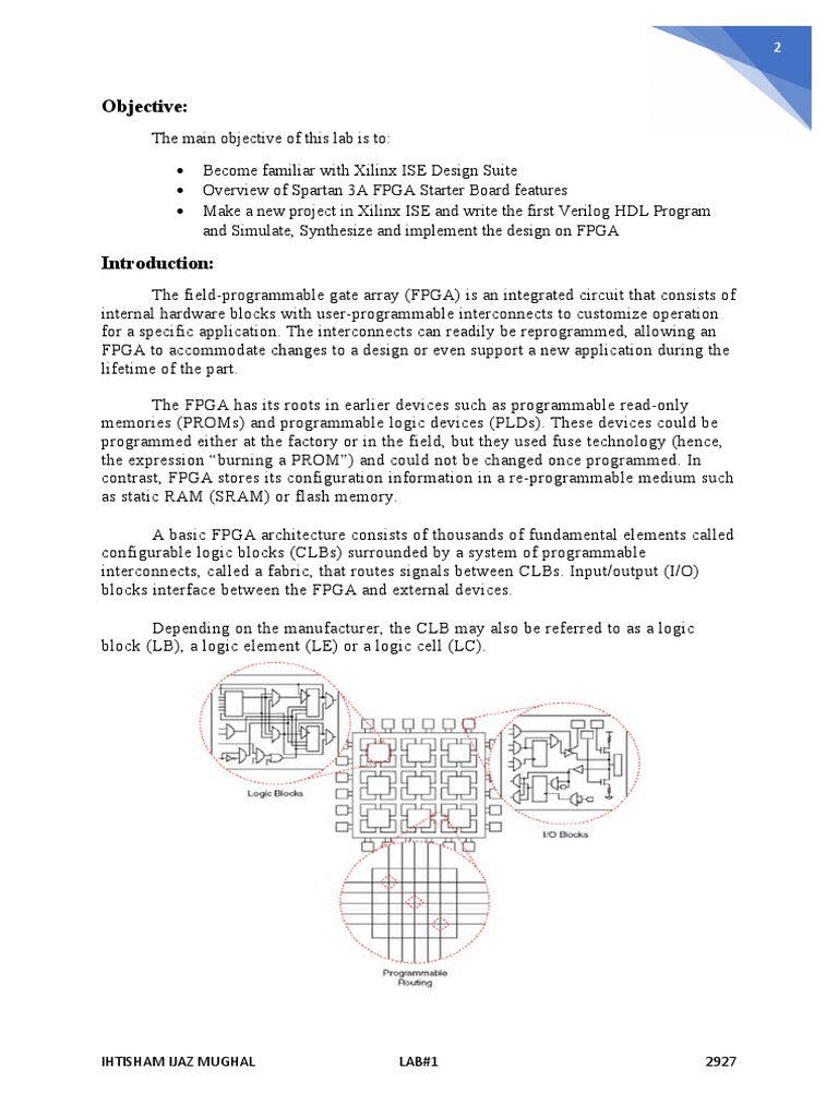 Xilinx ISE FPGA Project Setup Guide | PDF | Field Programmable Gate ...
