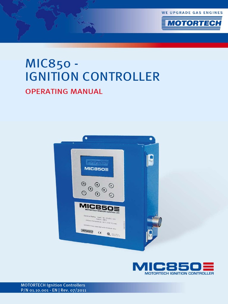 MOTORTECH Manual MIC850 01.10.001 EN 2011 07 WEB | PDF | Ignition ...