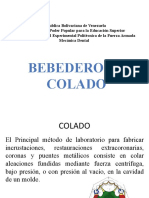 COLADO Y Bebederos