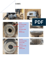 Puntel Parts Requirement - Gearbox