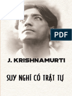 Suy Nghi Co Trat Tu - Jiddu Krishnamurti