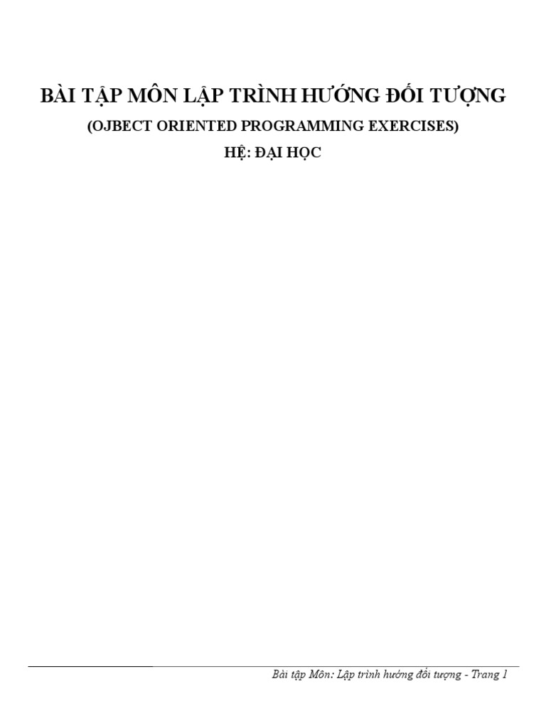 BT So 1 Java Co Ban | PDF