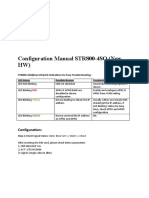 STR800-4SO(New HW) LED Indications and Configuration