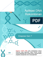 Aplikasi Rekombinan DNA