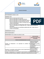 Ficha de ocupação técnico enfermagem