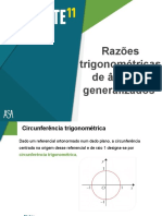 Razões Trigonométricas de Ângulos Generalizados