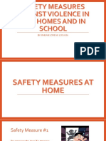 Safety Measures Against Violence in Our Homes and