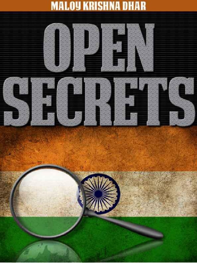 Open Secrets by Maloy Krishna Dhar | PDF | Espionage | Democracy