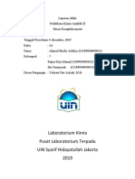 Titrasi Kompleksometri Mg dan Ca