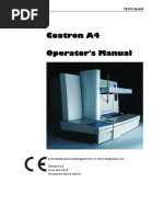 Coatron A4 Operator's Manual: Teco GMBH