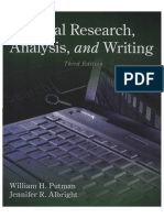 Legal Reasearch Analysis and Writing