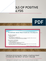 Tools of Positive Analysis