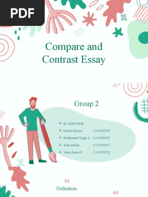 Compare and Contrast Essay (1)