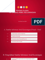 Pra Perencanaan Audit Investigasi