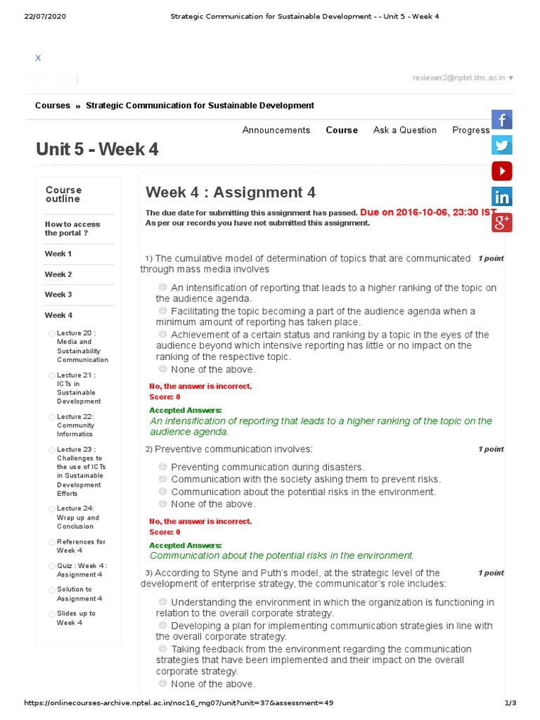 Noc16-Mg07 Week 04 Assignment 01 | PDF | Strategic Management ...