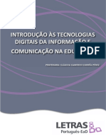 Introdução às Tecnologias Digitais da Informação e Comunicação na Educação