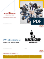 Mager Corporation - PV Milestone 2