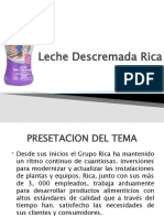 Leche Descremada Rica