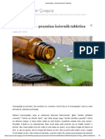 Homeopatija - Praznina Šećernih Tabletica