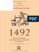 1492  fin de la barbarie, comienzo de la civilizacion en America   Tomo I Cristian Rodrigo Iturralde
