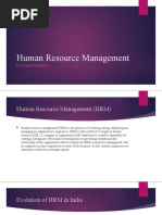 Human Resources Management