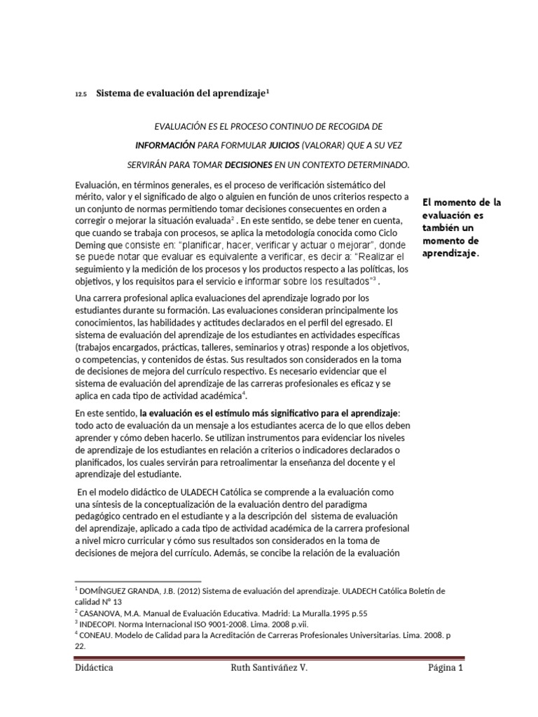 Tipos y técnicas de evaluación educativa | PDF | Evaluación | Aprendizaje