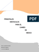 PRINCIPALES OBSTÁCULOS LABORALES EN MÉXICO