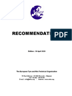 Etrto Recommendations Edition 30 April 2020