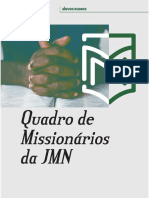 Quadro Mission á Rio 2019