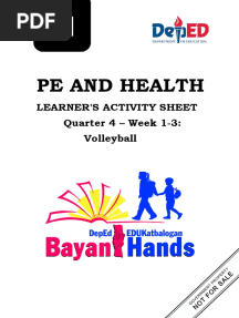 PE and Health 11 - Q4 - LAS - Week1-3