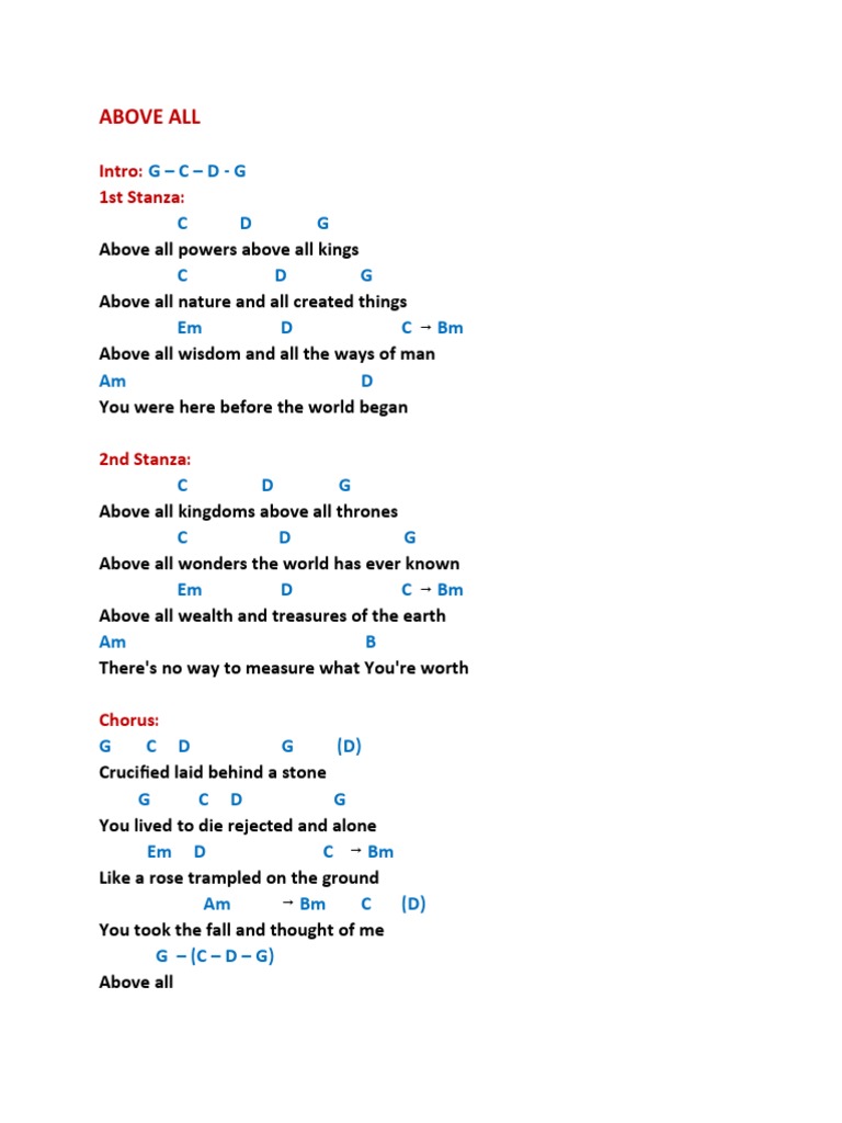 Above All | PDF