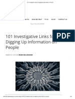 101 Investigative Links For Digging