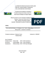 Etude Phythochimique Et Biologique Chez L'espèce Urtica Dioica Au Niveau Des Deux Parties Racinaire Et Aérienne.