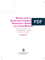 Manual Para La Extraccion Conservacion Transporte y Suministro de Lm