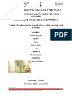 Utc Fitomejoramiento Estado Actual de La Agricultira y Alimentacion en Ecuador 26-11-2020