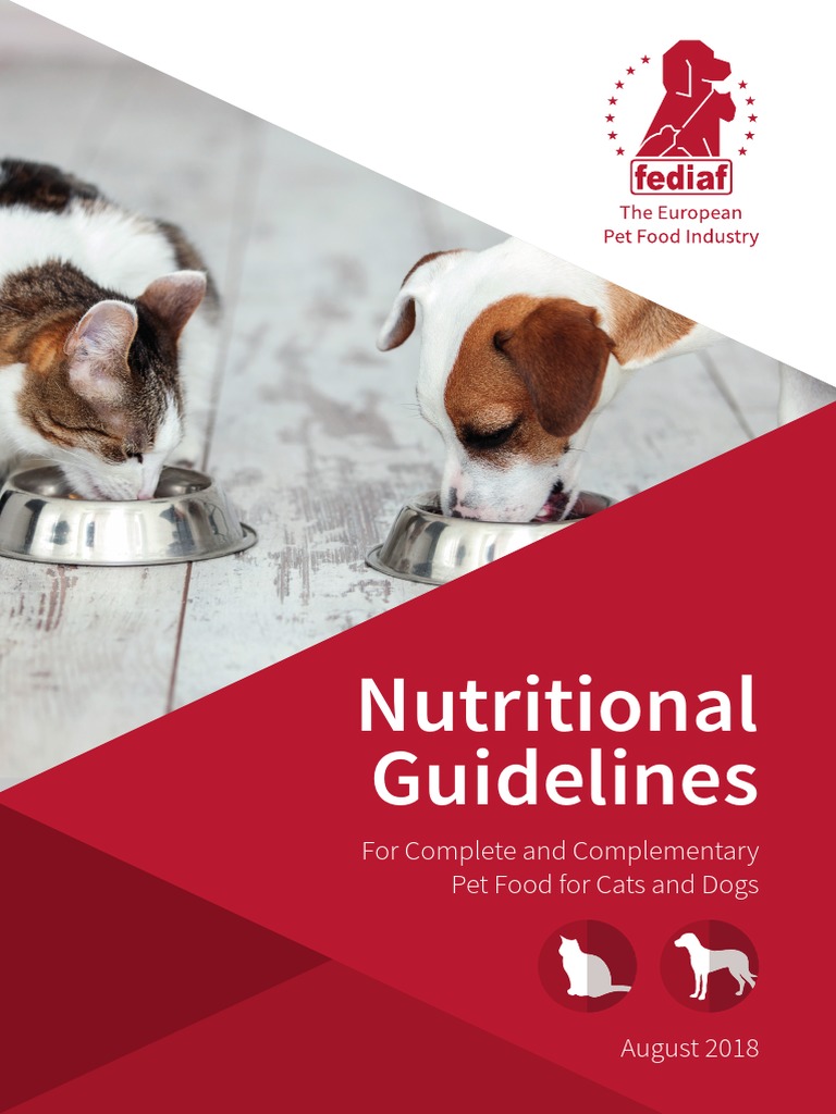 FEDIAF Nutritional Guidelines For Complete and Complementary Pet Food