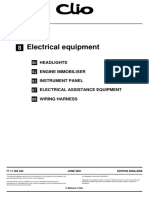 Clio 8 Electrical Fault Finding