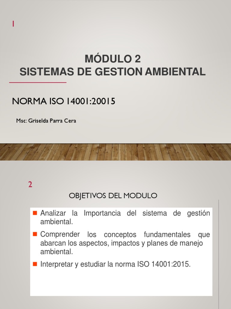 Sistema de Gestion Ambiental Iso 14001 2015 | PDF | Entorno natural | Agua