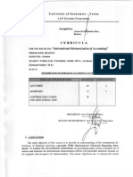 International Harmonization of Accounting - 6 Ects - 1deg Sem