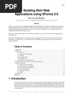 Building Rich Web Applications With XFORMS 2.0