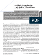 JFS C: Characterization of Hydrolysates from Enzymatic Hydrolysis of Wheat Gluten