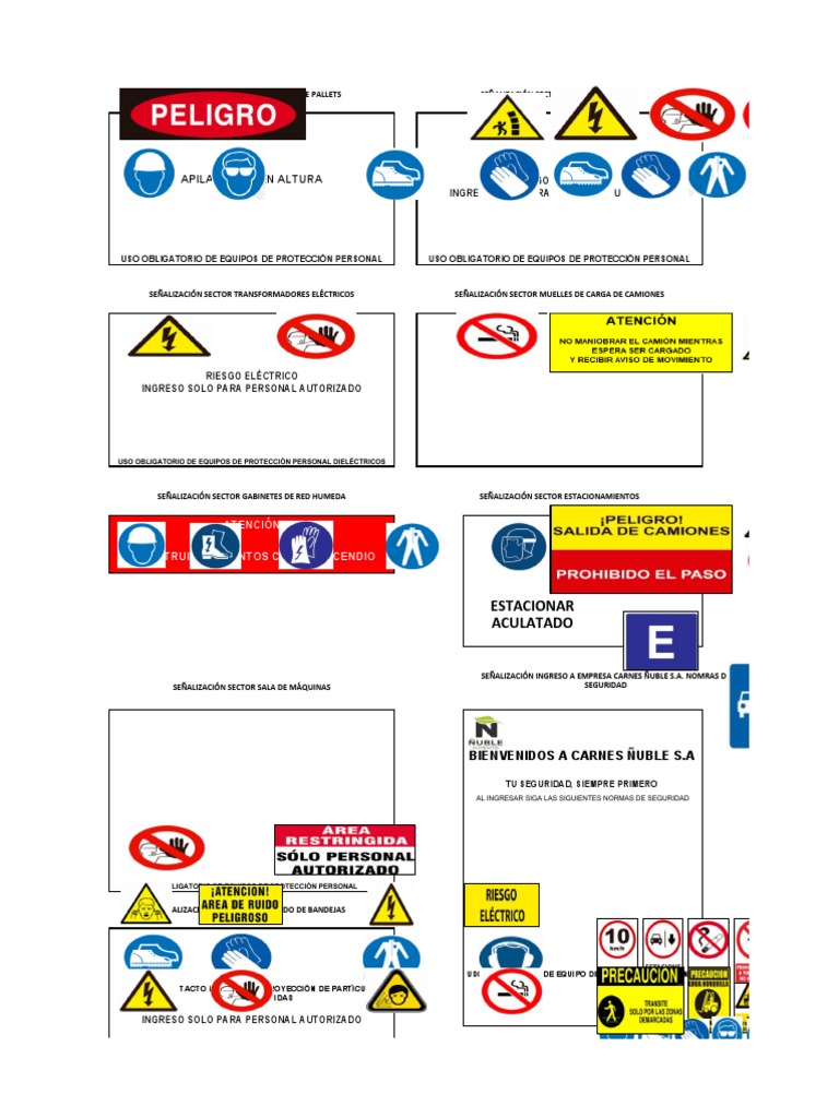Letreros de Seguridad | PDF | Energía y recursos | Science
