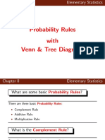 Probability Rules With Venn & Tree Diagram