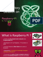 An Introductory Session On: Raspberry