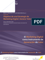 Cap 5 Objetivo de Una Estrategia de Marketing Digital