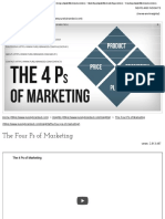 The Four Ps of Marketing